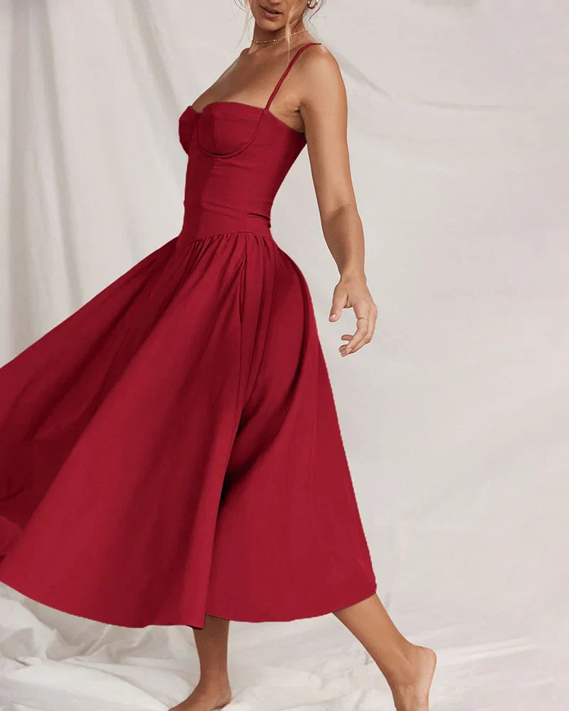 Aurelia™ Corset Midi Dress