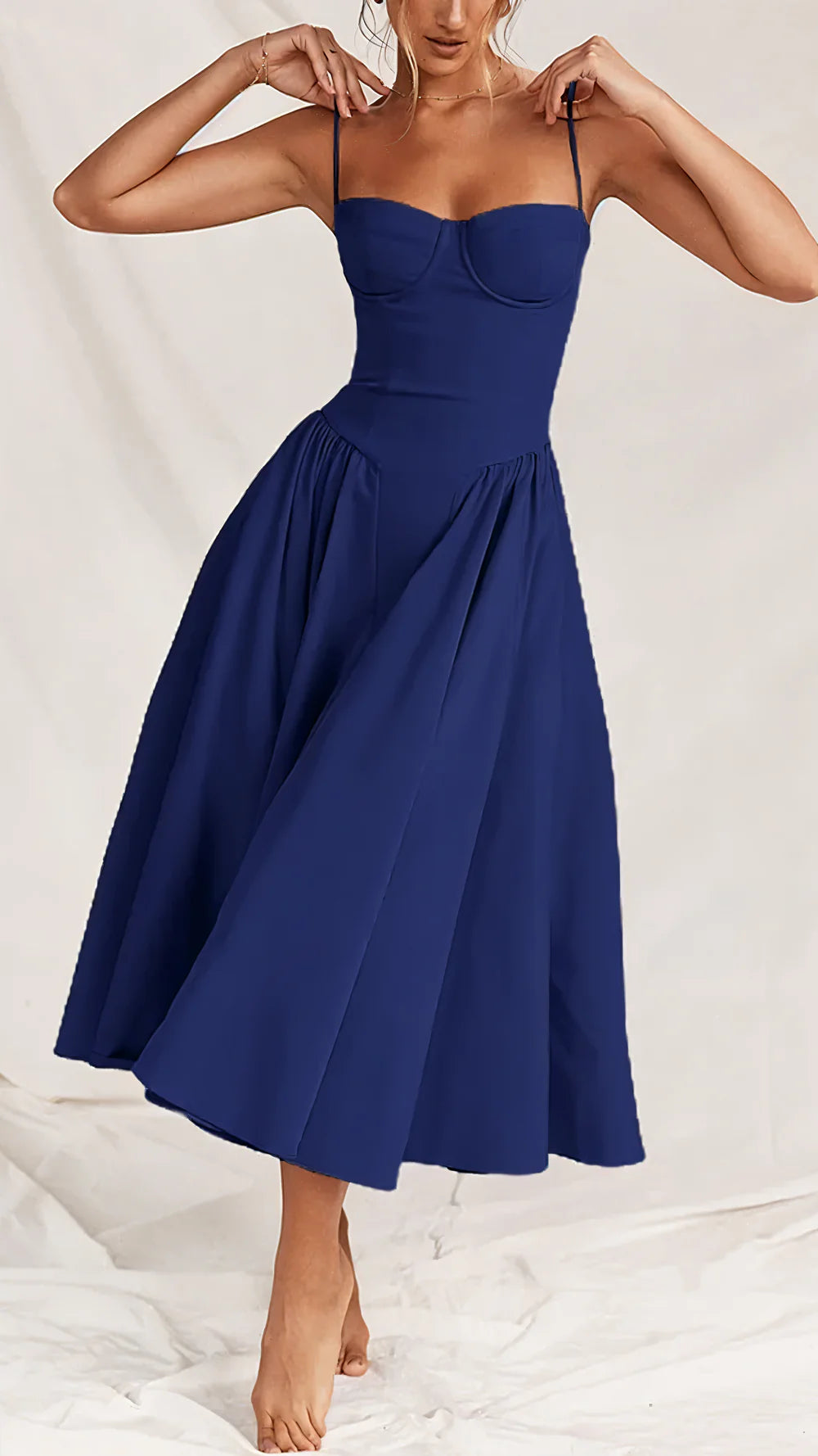 Aurelia™ Corset Midi Dress
