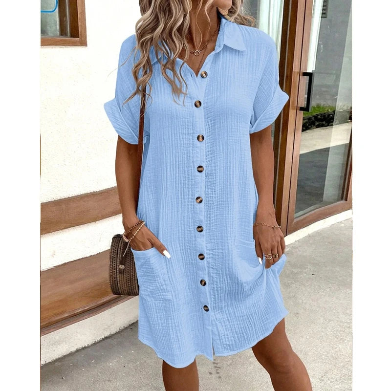 Casual Breeze™ Shirt Dress