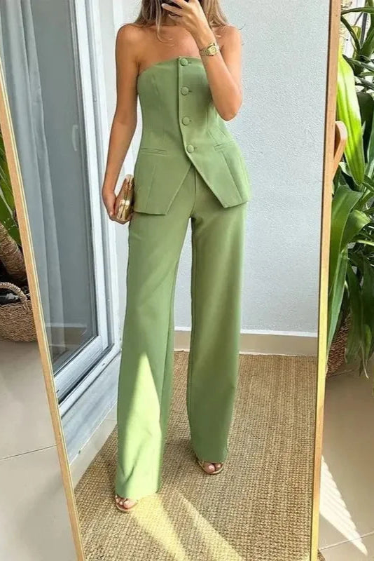 Midnight Elegance™ Strapless Suit Set