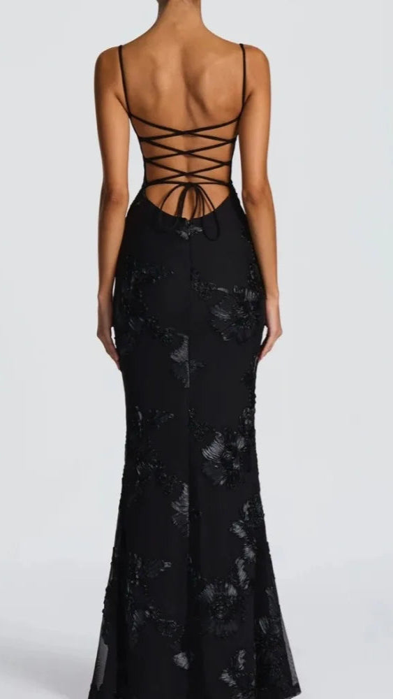 Noir Elegance Maxi Dress™