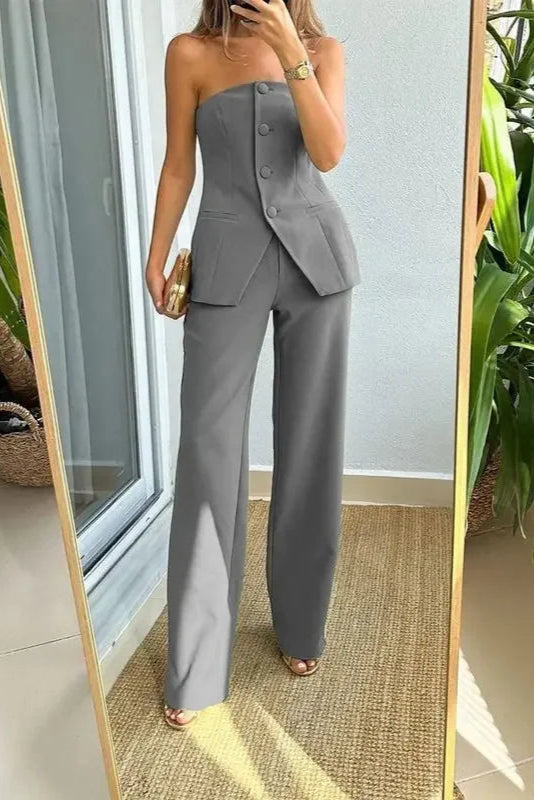 Midnight Elegance™ Strapless Suit Set