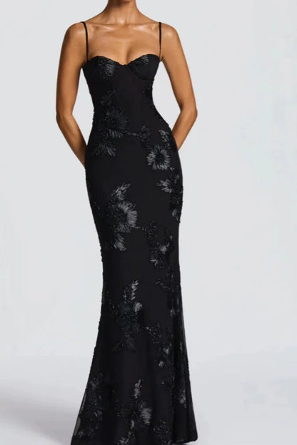 Noir Elegance Maxi Dress™