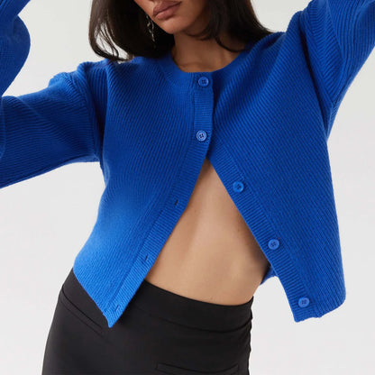 CozyChic™ Knitted Button Cardigan