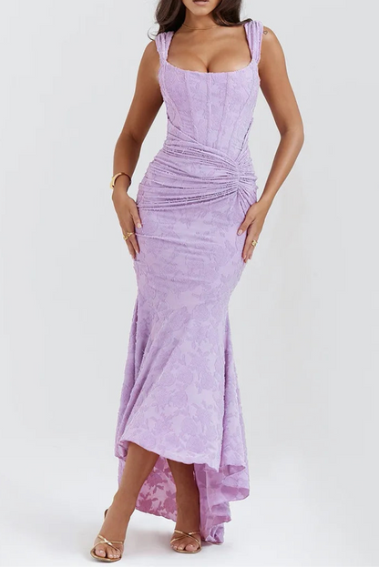 Celeste™ Lace Elegance Midi Dress