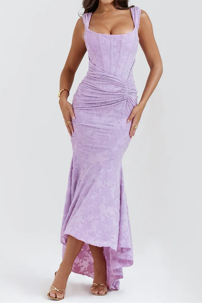Celeste™ Lace Elegance Midi Dress