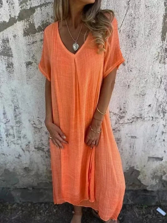 Soleil™ Relaxed Summer Midi Dress