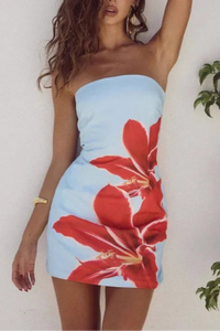 Sky Blue Floral