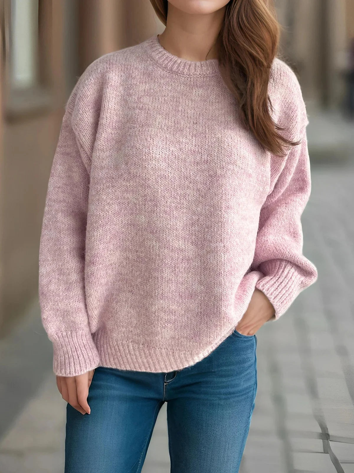PureEase™ Minimal Knit Sweater
