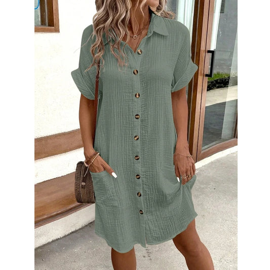 Casual Breeze™ Shirt Dress