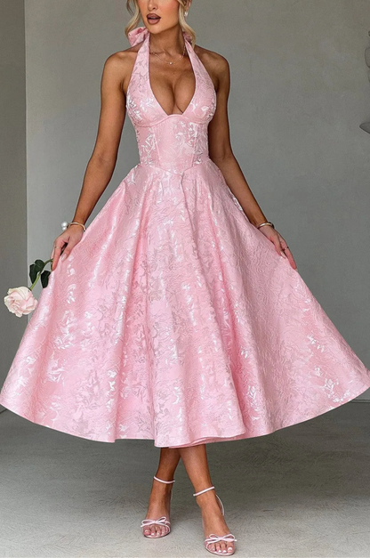 Bella Rosa™ Halter Midi Dress