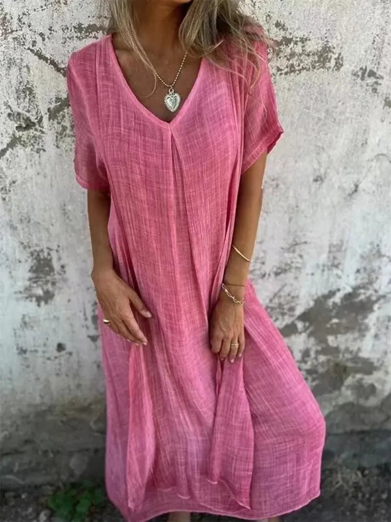 Soleil™ Relaxed Summer Midi Dress