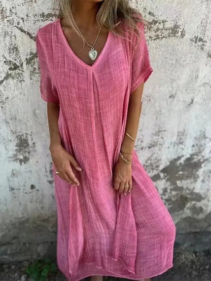 Soleil™ Relaxed Summer Midi Dress