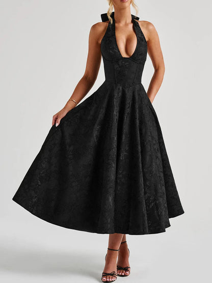 Bella Rosa™ Halter Midi Dress