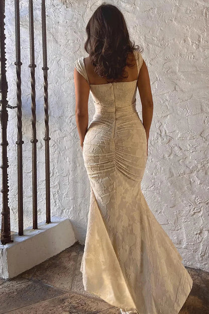 Celeste™ Lace Elegance Midi Dress