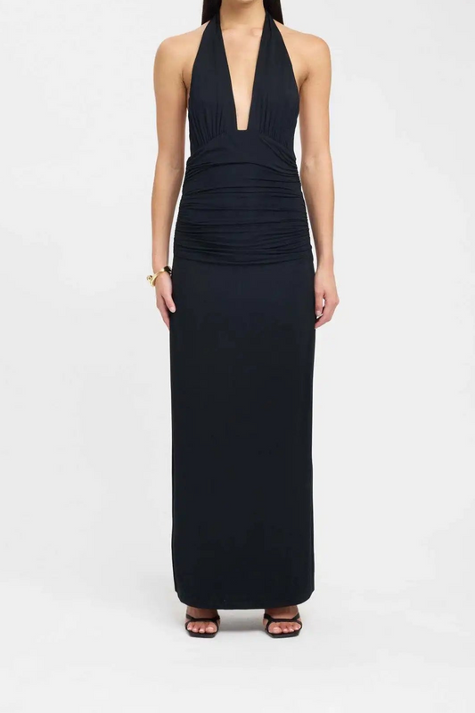 Valeria™ Sculpted Halter Maxi Dress