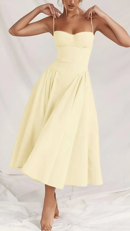 Aurelia™ Corset Midi Dress
